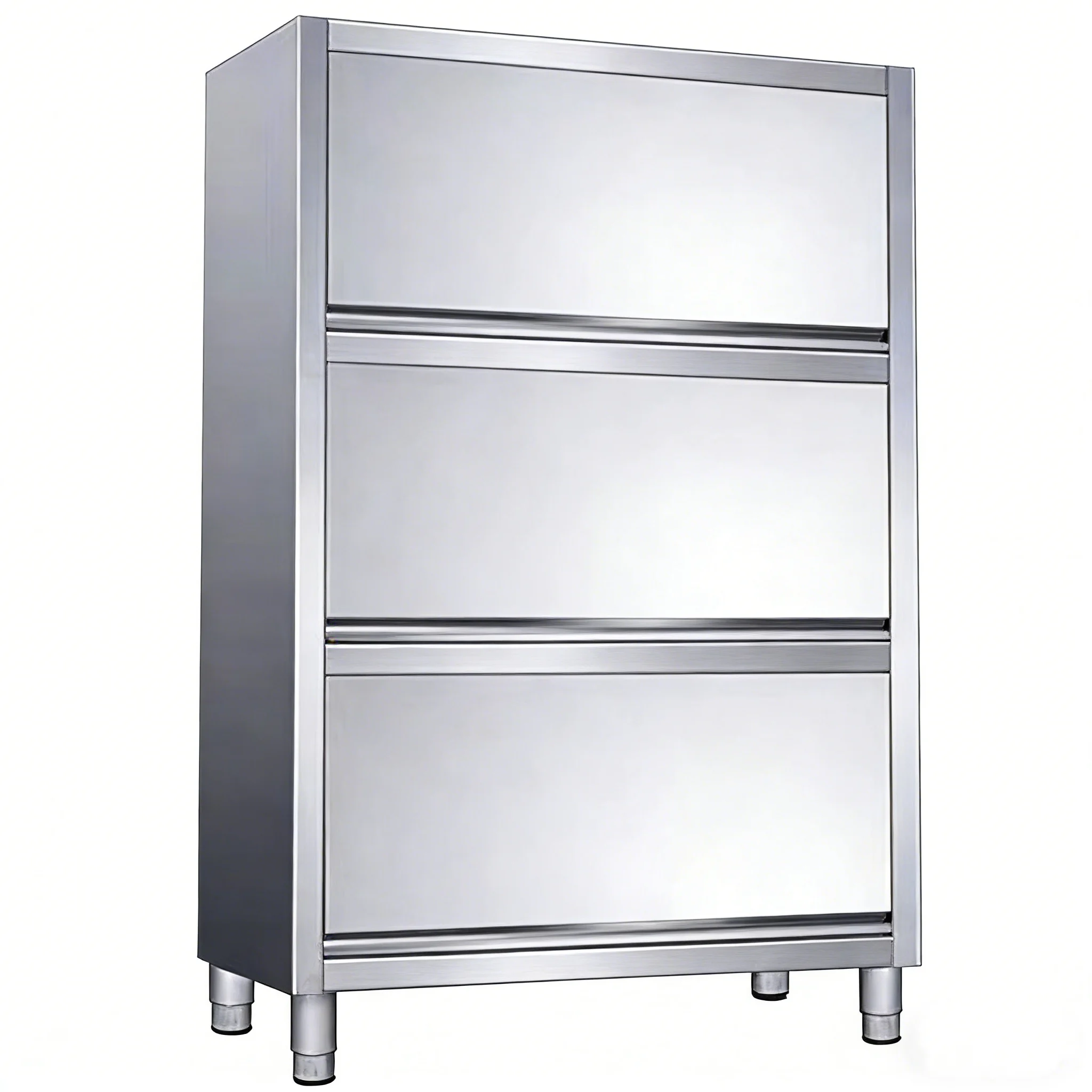 Three-door stainless steel cabinet