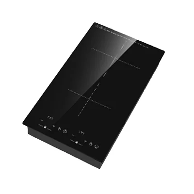 Two-burner induction hob