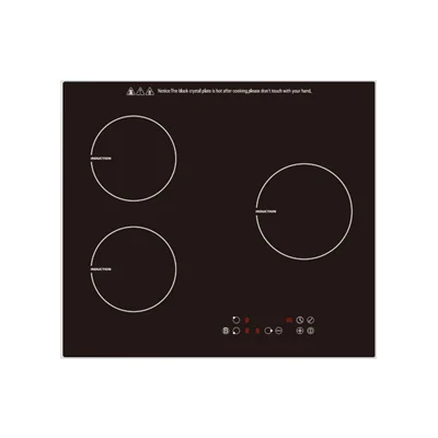 Three-burner induction hob