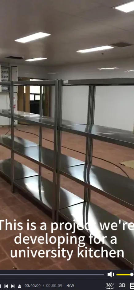 University commercial kitchen project