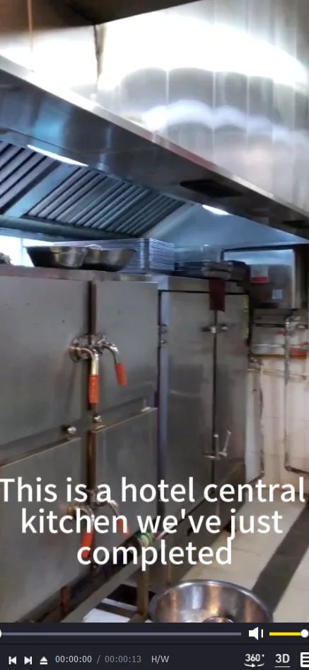 Hotel commercial kitchen project