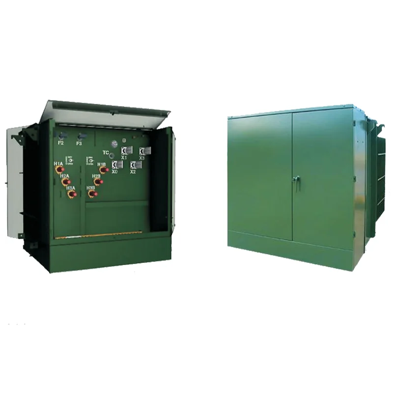 Three-phase pad-mounted transformer