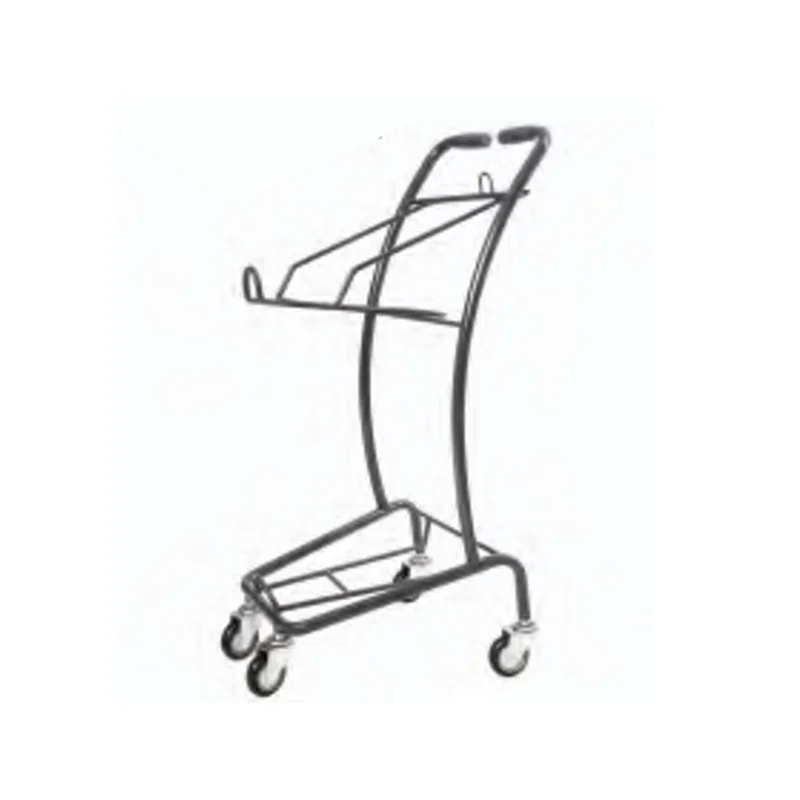 Mobile hand basket cart