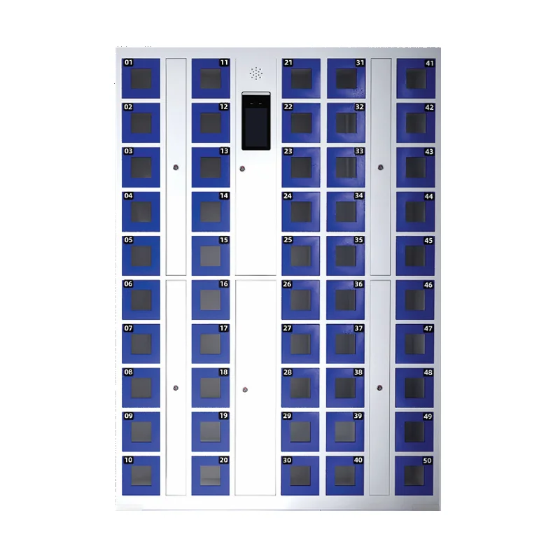 Mobile phone charging and storage locker