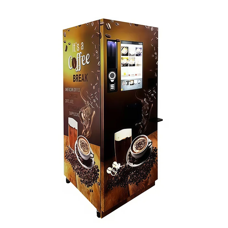 Automated coffee vending machine
